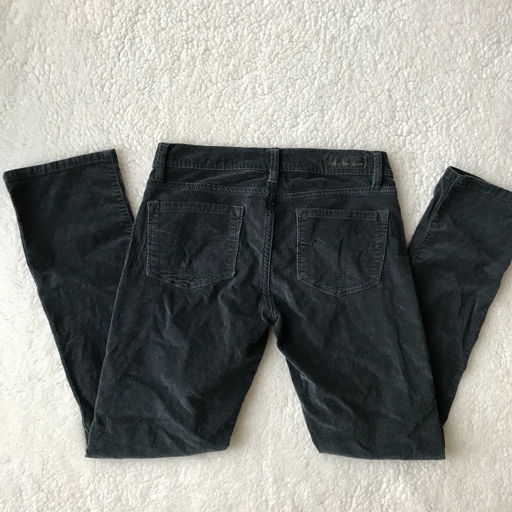 Calvin Klein Corduroy Pants Forest Green Size 2